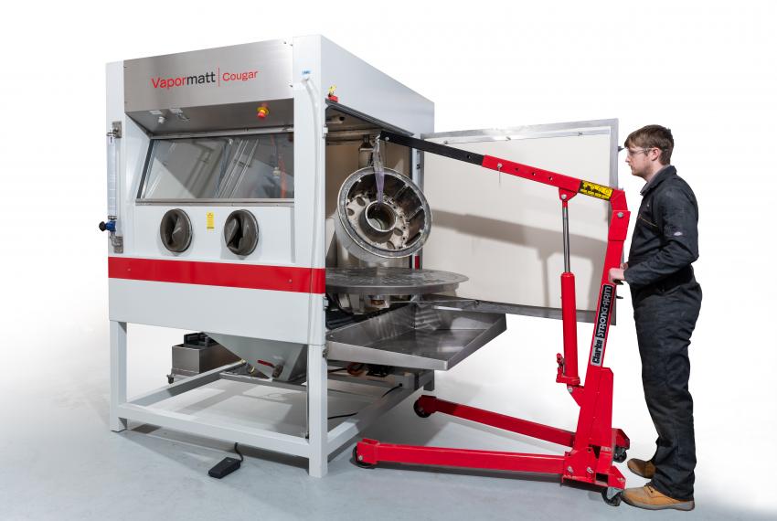 Vapormatt Cougar Manual Heavy Load onto Slide Out Turntable via Winch