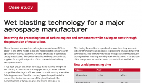 Vapormatt Case Study for Original Equipment Manufacturing and Turbine Engines