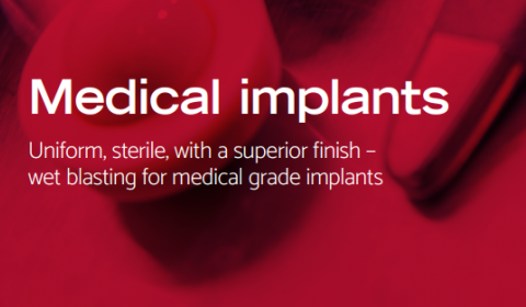 Vapormatt Medical Implants Brochure for Wet Blasting