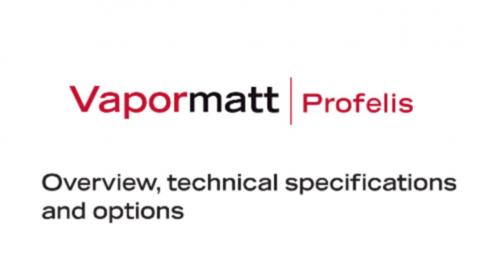 Vapormatt Profelis Wet Blasting Machine for Wire and Cable and Bandsaw Blades