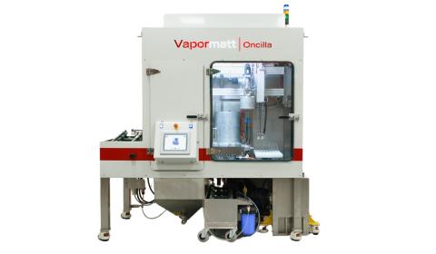 Vapormatt Oncilla Cub automatic wet blasting machine 