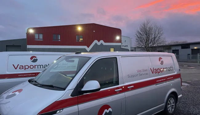 Vapormatt Building and Vans