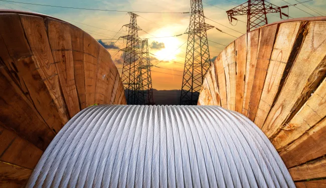 Overhead power cable