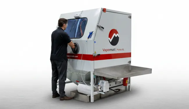 Vapormatt PumaXL manual wet blasting machine