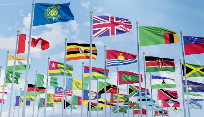 Commonwealth flags