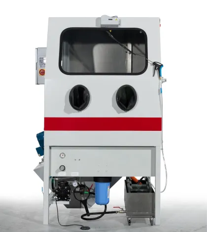 Vapormatt Puma manual wet blasting machine - front view