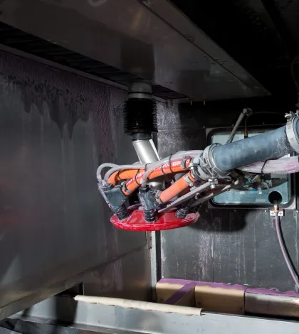 Vapormatt Jaguar automatic wet blasting machine