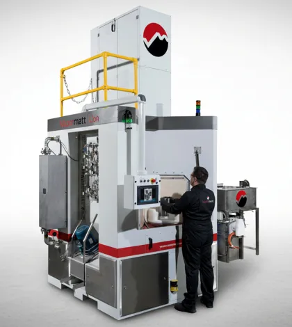 Vapormatt Lion automatic wet blasting machine - 1