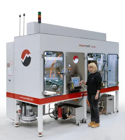 Vapormatt Oncilla automatic wet blasting machine 1