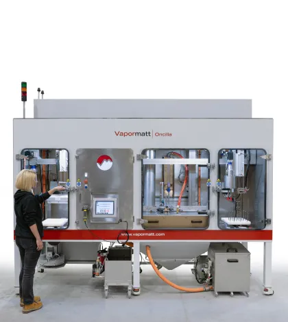 Vapormatt Oncilla automatic wet blasting machine 2