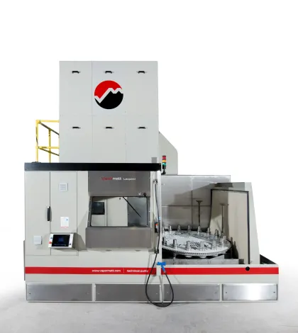 Vapormatt Leopard Horizontal automatic wet blasting machine