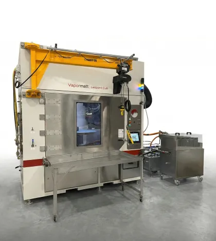 Vapormatt Leopard Cub automatic wet blasting machine - 4