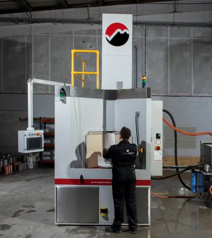 Vapormatt Lion automatic wet blasting machine - 3