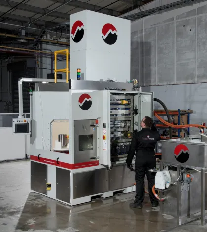Vapormatt Lion automatic wet blasting machine - 2