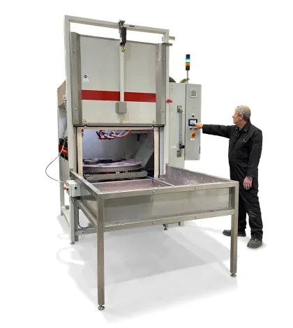 Vapormatt Cougar+ automatic wet blasting machine 8