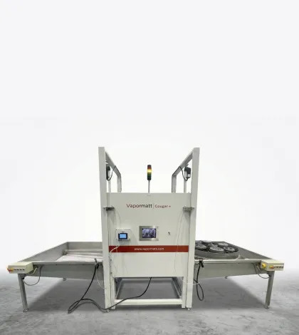 Vapormatt Cougar+ automatic wet blasting machine 9