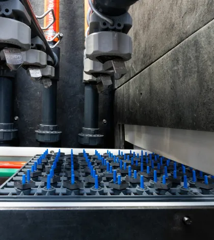 Vapormatt Tiger automatic wet blasting machine