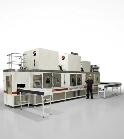 Vapormatt Tiger+ automatic wet blasting machine