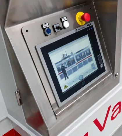 Vapormatt Tiger automatic wet blasting machine