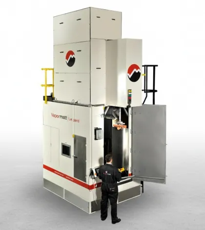 Vapormatt Leopard automatic wet blasting machine