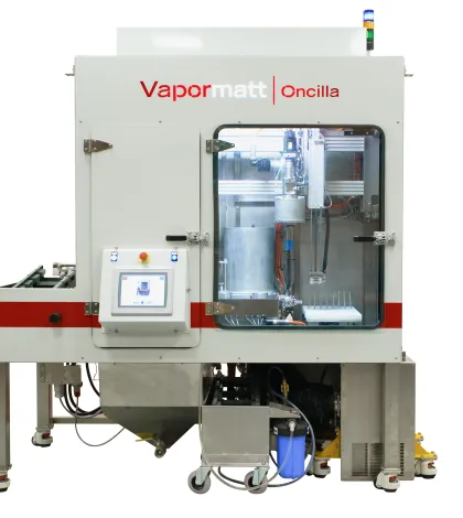 Vapormatt Oncilla Cub automatic wet blasting machine
