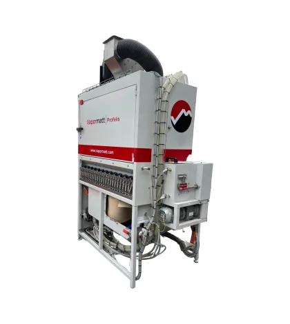 Vapormatt Profelis FR automatic wet blasting machine front right hand view