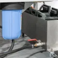 Vapormatt Puma manual wet blasting machine filter and sedimentation tanks