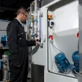 Vapormatt Jaguar automatic wet blasting machine