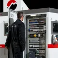 Vapormatt Jaguar automatic wet blasting machine