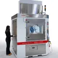 Vapormatt Sabre automatic wet blasting machine