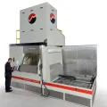 Vapormatt Leopard Horizontal automatic wet blasting machine