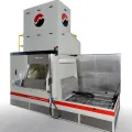 Vapormatt Leopard Horizontal automatic wet blasting machine