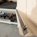 Liner drip guard in Vapormatt Puma manual wet blasting machine