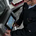 Vapormatt Jaguar automatic wet blasting machine