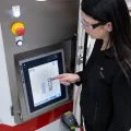 Vapormatt Sabre automatic wet blasting machine