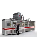 Vapormatt Tiger automatic wet blasting machine