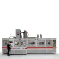 Vapormatt Tiger automatic wet blasting machine