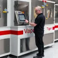 Vapormatt Tiger automatic wet blasting machine