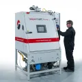 Vapormatt Puma+ automatic wet blasting machine