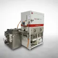 Vapormatt Profelis FR automatic wet blasting machine for files and rasps front left hand view