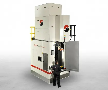 Vapormatt Leopard automatic wet blasting machine