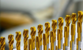 Coated threading taps Coated threading taps