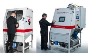 Puma manual and automatic wet blasting machines for composite bonding preparation