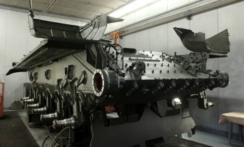 Tank under repair