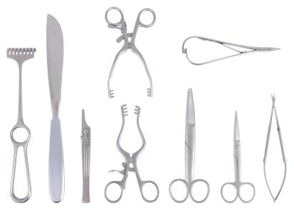 Selection of medical instruments