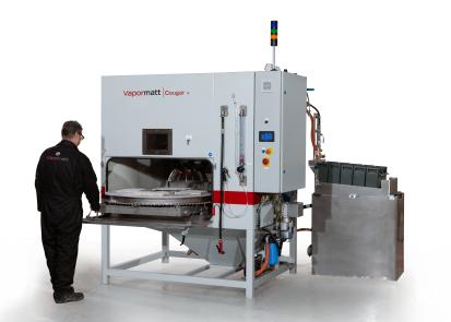 Vapormatt Cougar+ automatic wet blasting machine 