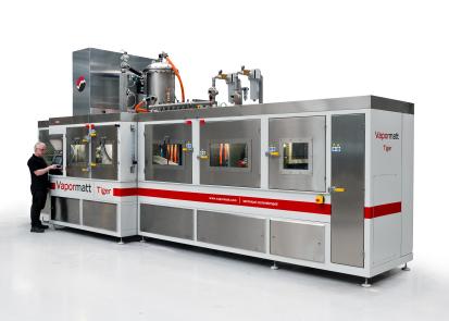 Vapormatt Tiger automatic wet blasting machine