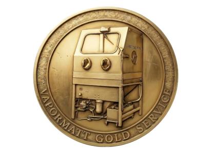 Vapormatt gold service medal