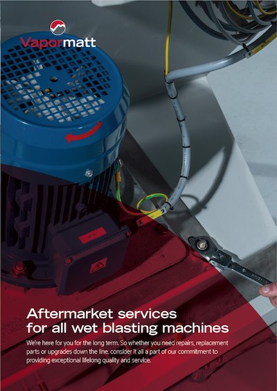 Vapormatt aftermarket brochure: Service contracts, spare parts, upgrades and Vapormatt 4.0